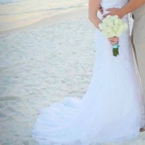 Pre-used wedding gown